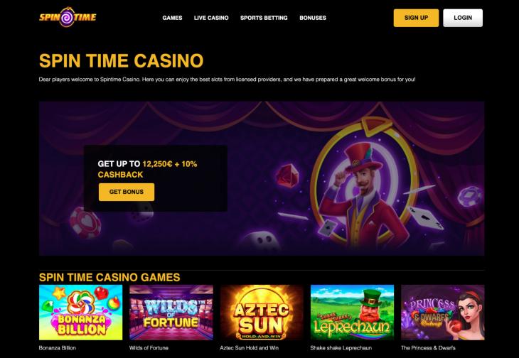 Spintime Casino Recensione